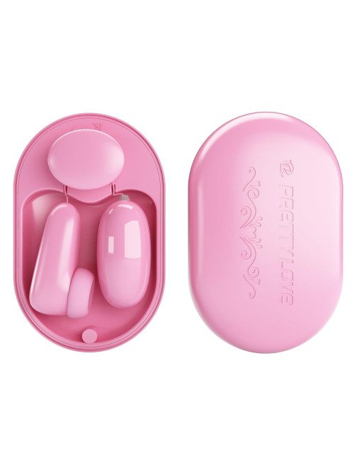 PRETTY LOVE - Magic Box Pink, 12 vibration functions 7 tapping functions