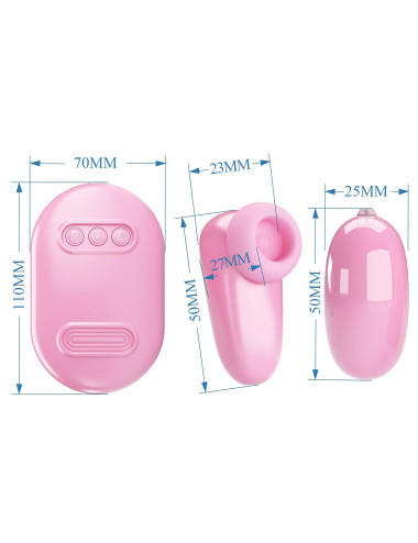 PRETTY LOVE - Magic Box Pink, 12 vibration functions 7 tapping functions