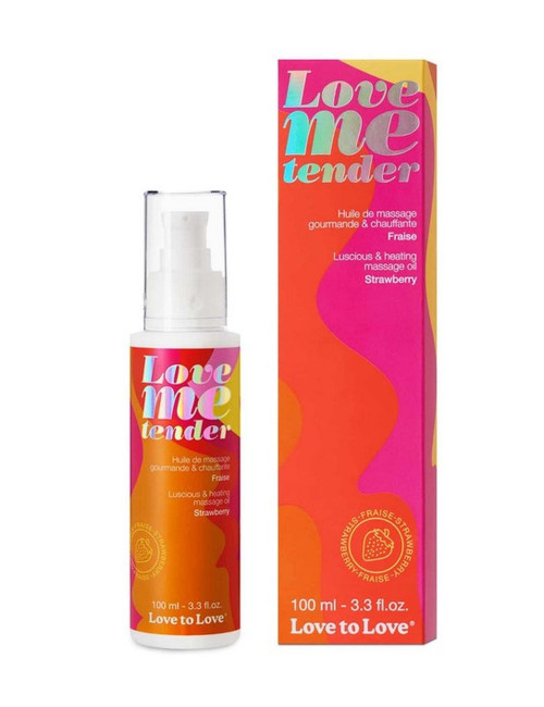 Love to Love Love Me Tender - Afrodyzjakowy olejek do masażu Truskawka 100 ml