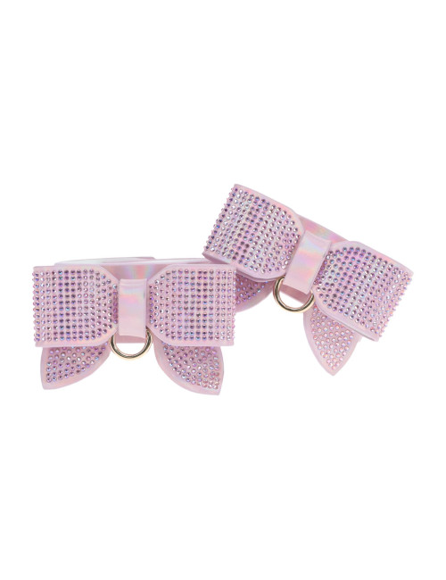 Ouch! Paris Collection Handcuffs - Różowe kajdanki erotyczne