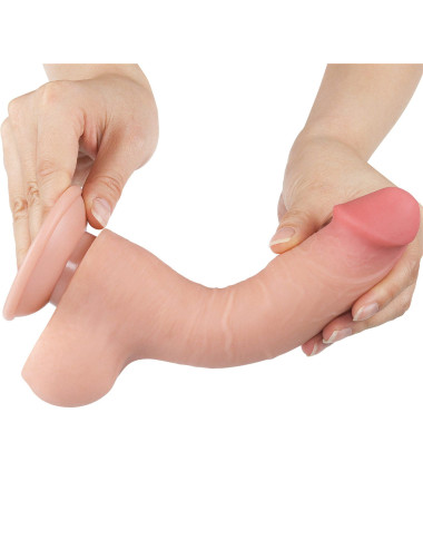 8'' Sliding Skin Dual Layer Dong Flesh