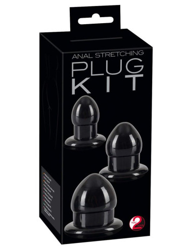 Anal Stretching Plug Kit - Zestaw Korków Analnych do Rozciągania (TPR)