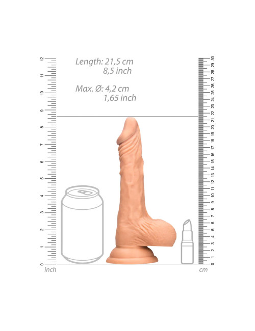 RealRock Dong z Jądrami Realistyczne Dildo 20 cm