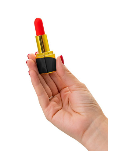 Mini-vibrator Flovetta by Toyfa PANSIES, ABS plastic, black, 9 cm