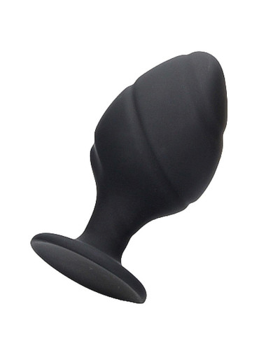 Swirled Butt Plug Set - Black