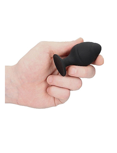 Swirled Butt Plug Set - Black