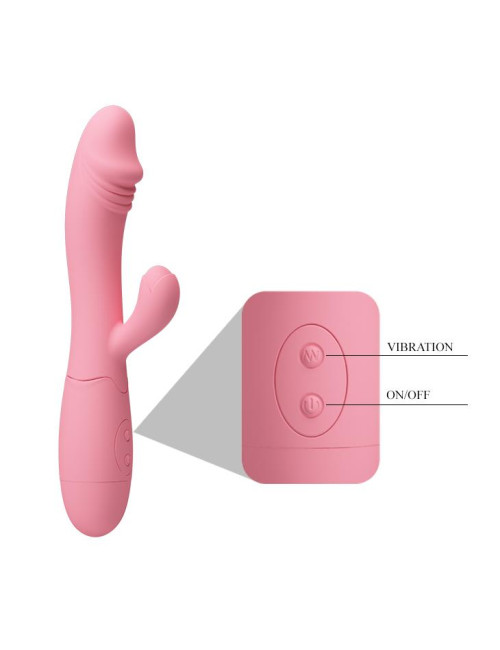 Pretty Love Snappy - różowy wibrator 30 funkcji