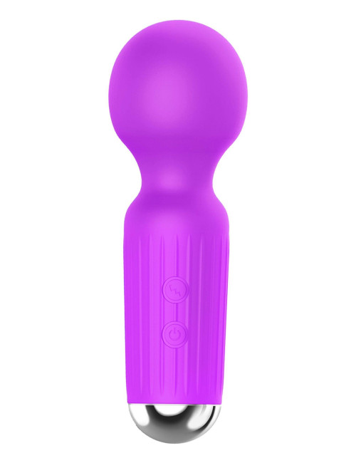 Stymulator Masażer Mini USB - 20 Funkcji Wodoodporny Fioletowy