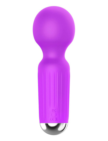 Stymulator-Rechargeable Mini Masager USB 20 Functions - Purple