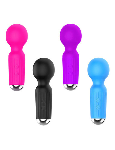 Stymulator-Rechargeable Mini Masager USB 20 Functions - Purple