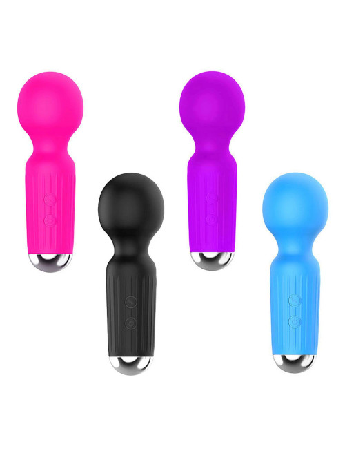 Stymulator Masażer Mini USB - 20 Funkcji Wodoodporny Fioletowy