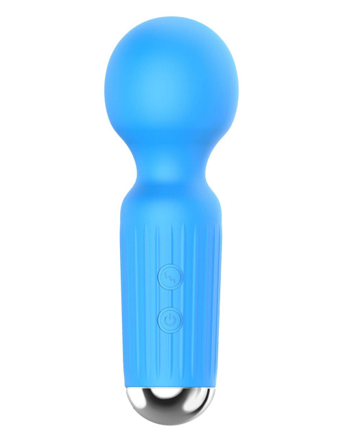 B - Series Magic Niebieski Mini Masażer USB z 20 Funkcjami