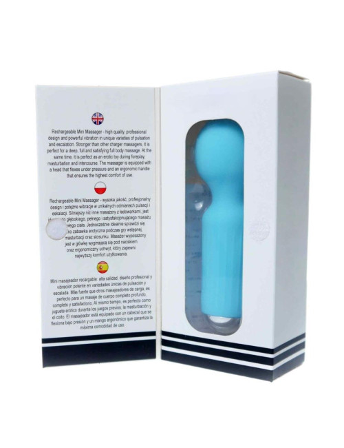 B - Series Magic Niebieski Mini Masażer USB z 20 Funkcjami