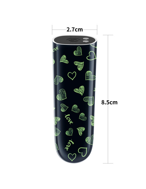 Lovetoy Rechargeable Glow-in-the-dark Heart Masażer w Kształcie Serca