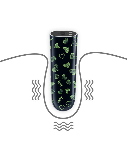 Lovetoy Rechargeable Glow-in-the-dark Heart Masażer w Kształcie Serca