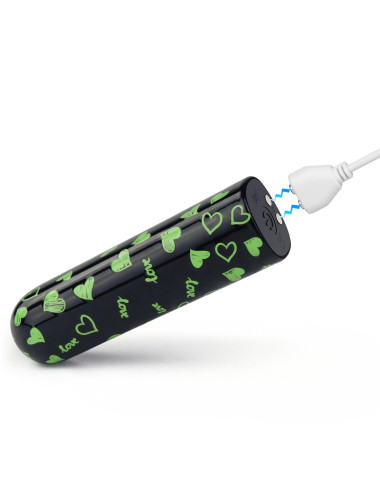 Rechargeable Glow-in-the-dark Heart Massager