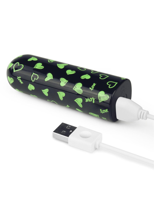 Lovetoy Rechargeable Glow-in-the-dark Heart Masażer w Kształcie Serca