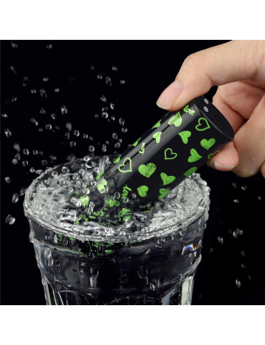 Rechargeable Glow-in-the-dark Heart Massager