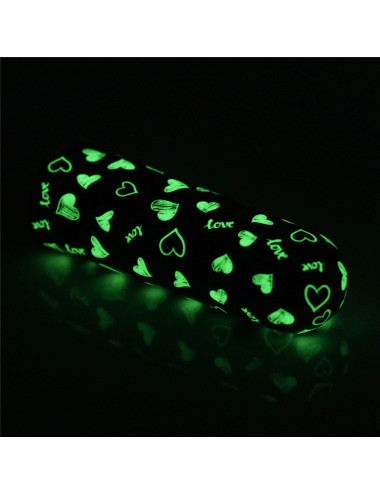 Rechargeable Glow-in-the-dark Heart Massager