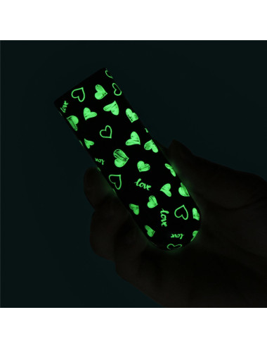 Rechargeable Glow-in-the-dark Heart Massager