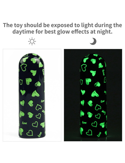 Lovetoy Rechargeable Glow-in-the-dark Heart Masażer w Kształcie Serca