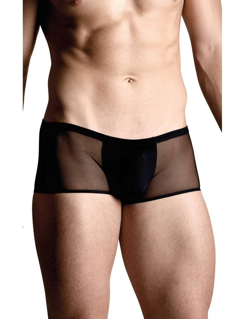 SoftLine Collection Mens Shorts 4493 Czarne Bokserki Męskie XL