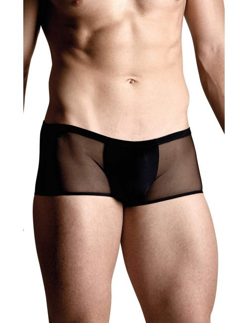 SoftLine Collection Mens Shorts 4493 Czarne Bokserki Męskie M/L