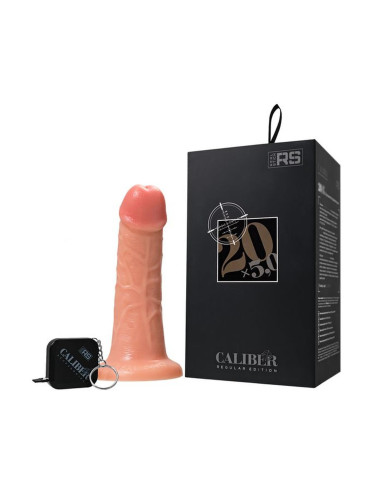 Zabawki RealStick CALIBER Realistyczny Dildo 20/5 cm PVC z przyssawką
