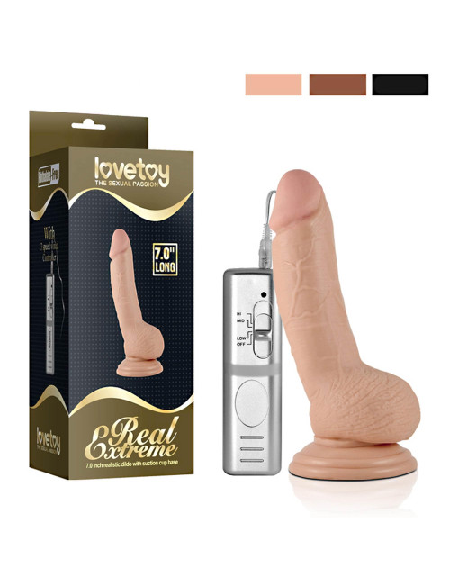 Lovetoy 7 Real Extreme Wibrating Dildo - Wibrator