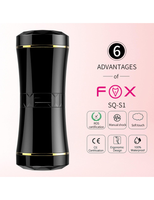 B - Series Fox Dwustronny Masturbator Cup