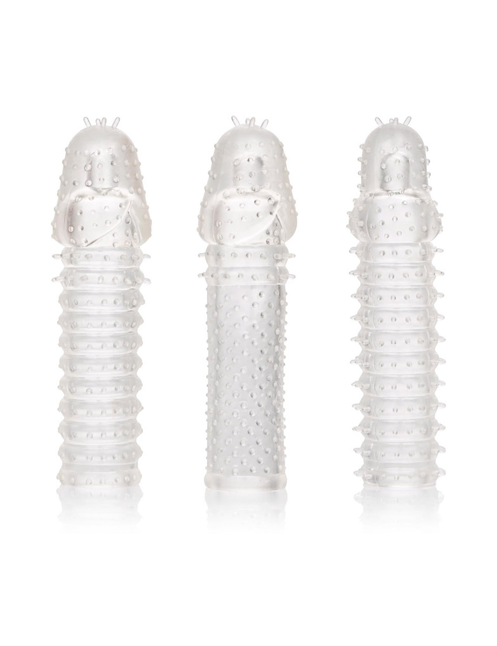 3 Piece Extension Kit Transparent - Zabawki, Nakładki, Przedłużki - TPR SCALA