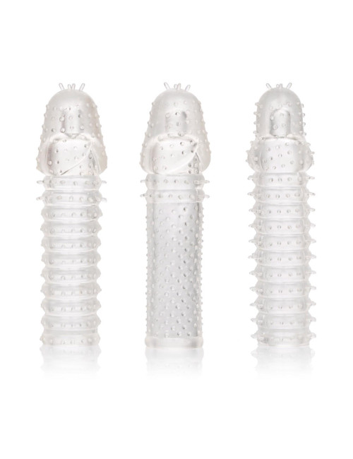 3 Piece Extension Kit Transparent - Zabawki, Nakładki, Przedłużki - TPR SCALA