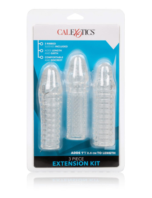 3 Piece Extension Kit Transparent - Zabawki, Nakładki, Przedłużki - TPR SCALA