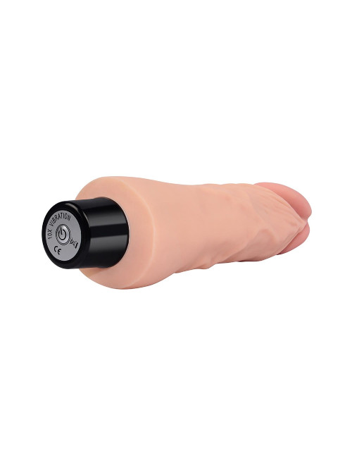 Lovetoy Real Softee - Wibrujący dildo 17,7 cm
