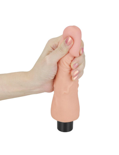 7 REAL SOFTEE Vibrating Dildo