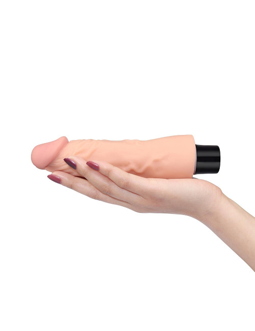 Lovetoy Real Softee - Wibrujący dildo 17,7 cm