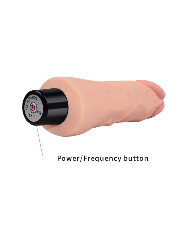 7 REAL SOFTEE Vibrating Dildo
