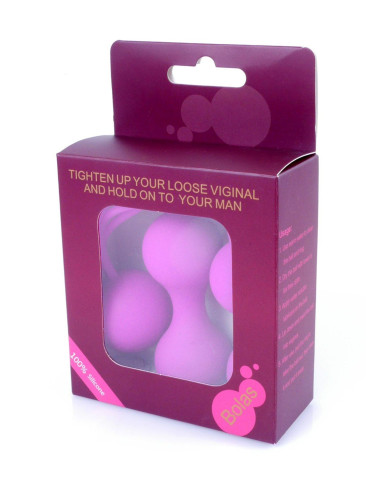Kulki-Silicone Kegal Balls Set - Purple