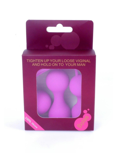 Kulki-Silicone Kegal Balls Set - Purple
