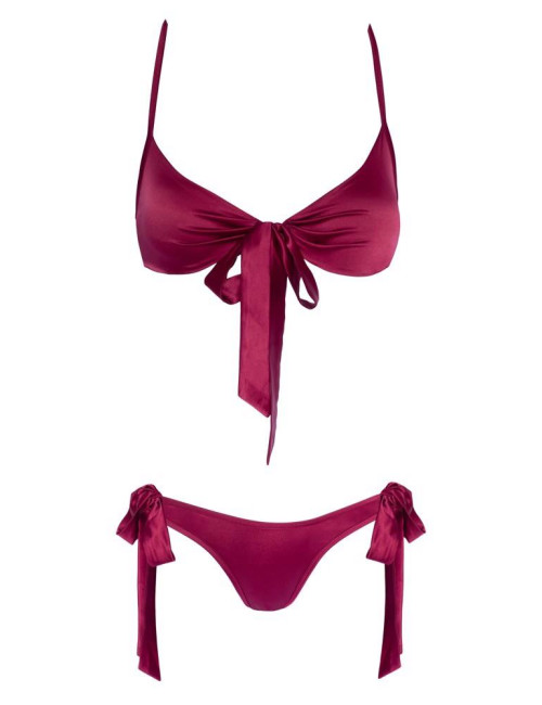Cottelli Lingerie Zmysłowy Komplecik Bielizny z Kokardkami L/XL