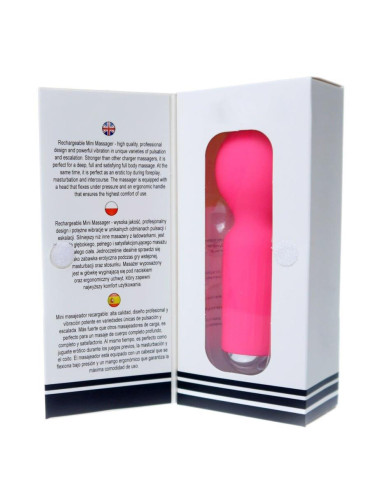 Stymulator-Rechargeable Mini Masager USB 20 Functions - Pink