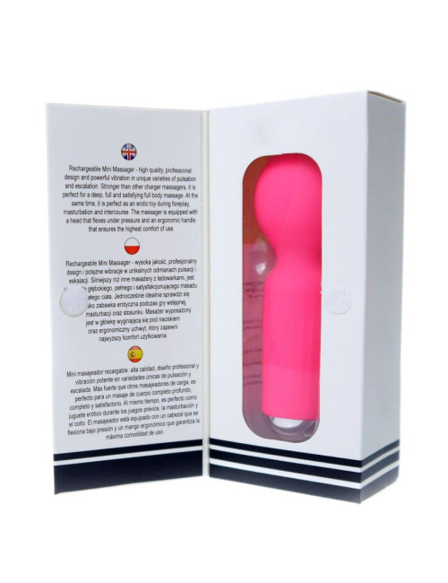 Stymulator-Rechargeable Mini Masager USB 20 Functions - Pink