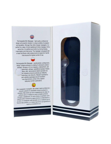Stymulator-Rechargeable Mini Masager USB 20 Functions - Black