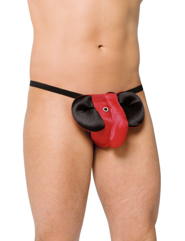 SoftLine Collection Czerwone Stringi Damskie 4445 S/L