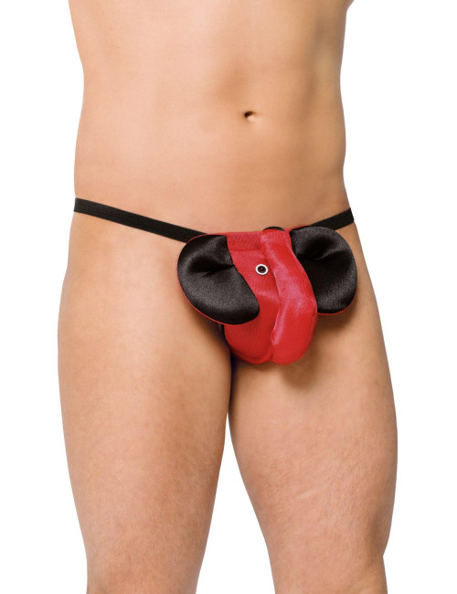 SoftLine Collection Czerwone Stringi Damskie 4445 S/L