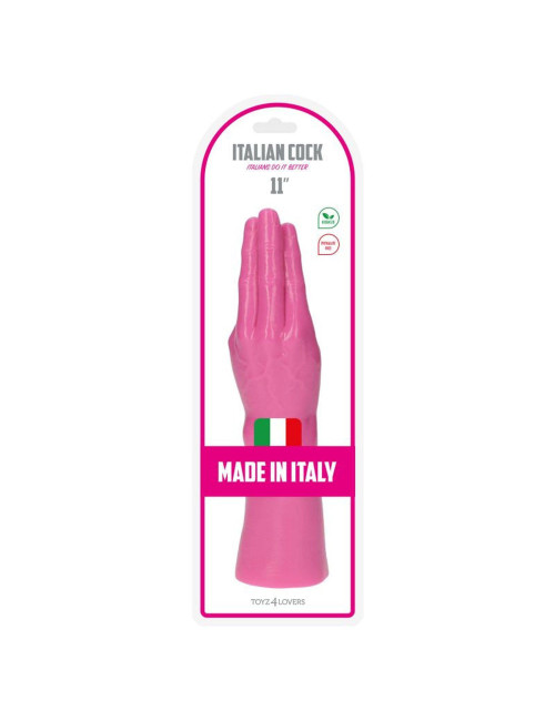 Fisting Mania Pink Plug Analny - Wodoodporny, Bez ftalanów, Włoska Jakość