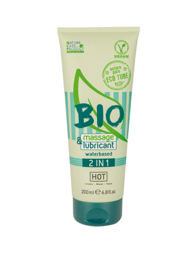 Żel-HOT BIO massage & lubricant waterbased 2in1 200 ml
