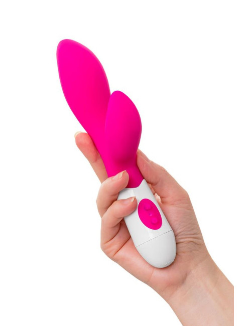 A-Toys Wibrator Lilu z stymulatorem łechtaczki - różowy