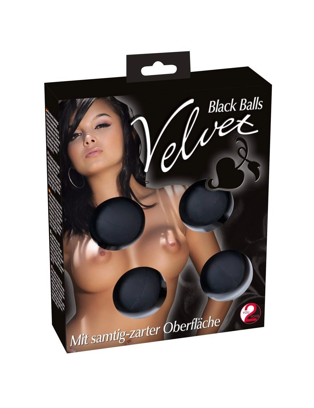 You2Toys Velvet Black Balls - Kulki Gejszy