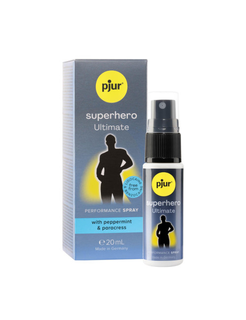pjur superhero Ultimate Spray - Afrodyzjaki dla panów, Opóźnienie, 20 ml